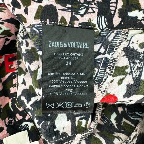 ZADIG & VOLTAIRE Sing Leo Ohtake Short FR34 | XS - Picture 8 of 9
